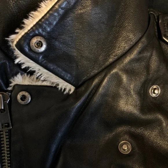 Master Supply Co Genuine Leather Unisex Jacket Sz S - Picture 9 of 16